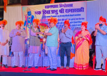 सानपाड्यात दिपोत्सव कार्यक्रम उत्साहात साजरा