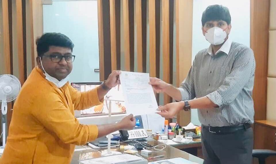 एम आर आय व सी टी स्कॅन मशीनसाठी संदीप सुतारांचे महापालिकेला साकडे