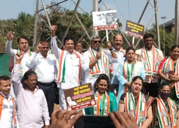 नरेंद्र मोदींच्या वक्तव्याचा कॉंग्रेसकडून नेरूळमध्ये निषेध