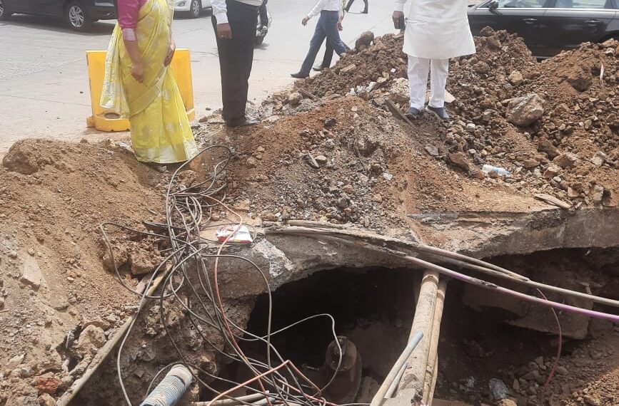 कॉंग्रेसच्या पाठपुराव्यामुळे नेरूळ सेक्टर चारची पाणी समस्या संपुष्ठात येणार