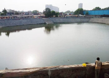 रामनगर दिघा येथील बोरला तलावाचा आकर्षक कायापालट