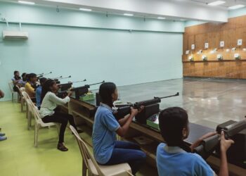 रायफल शुटिंग खेळामध्ये नमुंमपा शाळांमधील विद्यार्थी चमकणार