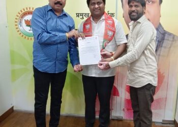 भाजप संचलित माथाडी संघटनेच्या नवी मुंबई जिल्हाध्यक्षपदी पांडुरंग आमले