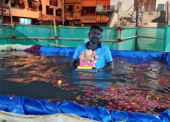 १३४ कृत्रिम विसर्जन तलावांची निर्मिती