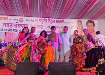सानपाड्यात रंगतेय भाजपच्या नवरात्रोत्सवाची धून