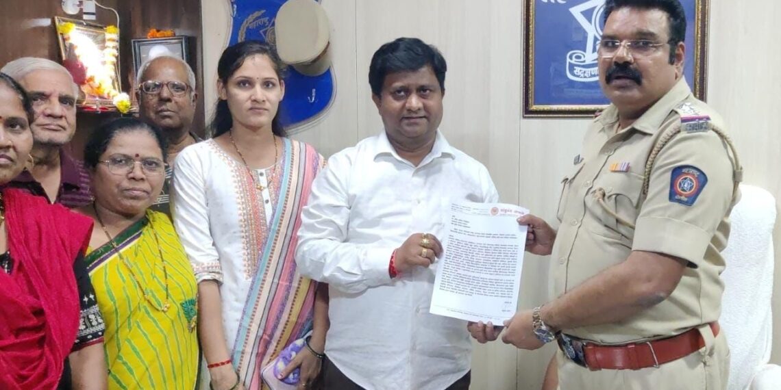 कॉलेज विद्यार्थ्यांचे अश्लिल चाळे, मारामारी याविरोधात पांडुरंग आमलेची कॉलेजसह पोलीस ठाण्यावर धडक