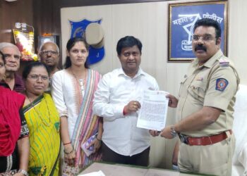 कॉलेज विद्यार्थ्यांचे अश्लिल चाळे, मारामारी याविरोधात पांडुरंग आमलेची कॉलेजसह पोलीस ठाण्यावर धडक