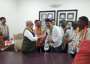 छगन भुजबळ यांच्या उपस्थितीत नवनियुक्त सरपंचांचा राष्ट्रवादीत प्रवेश