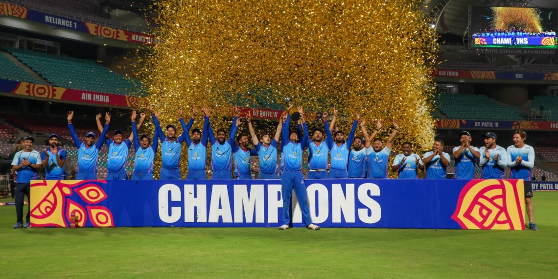 १७ वे डी वाय पाटील टी २० चषकाचे रिलायन्स १ ठरले विजेते