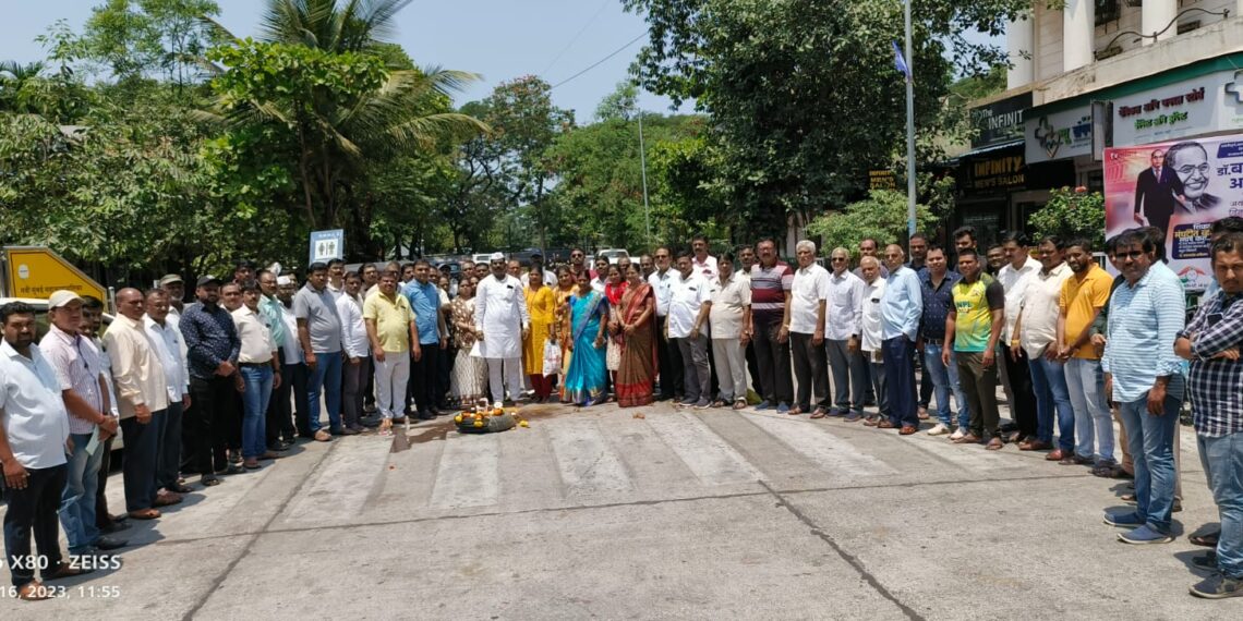 प्रभाग क्रमांक-९६ मध्ये सीसीटीव्ही कॅमेरे बसविण्याचा कामाचा शुभारंभ