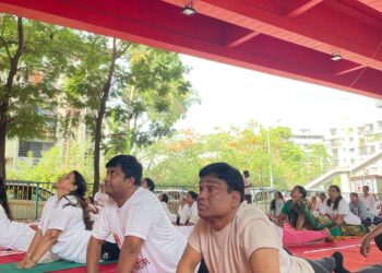 सानपाड्यात योगदिन उत्साहात साजरा