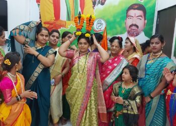 नेरूळमध्ये कॉंग्रेसकडून आषाढी एकादशी उत्साहात साजरी