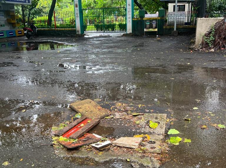 बंद पडलेले पथदिवे, धोकादायक अवस्थेतील गटारावरील झाकणे बदली करा : विद्या भांडेकर