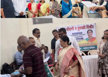 आमदार मंदाताई म्हात्रे यांच्या मार्गदर्शनाखाली नवीन मतदार नोंदणी व दुरुस्ती शिबीराला उत्स्फूर्त प्रतिसाद