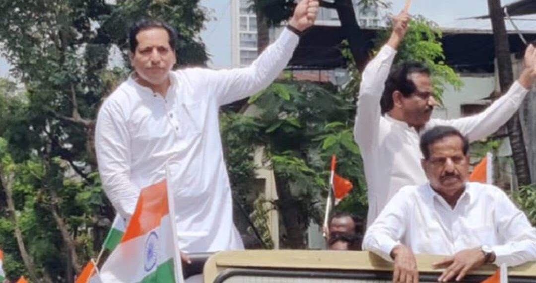 भाजपची ऐरोली विधानसभेतील भव्य तिरंगा बाईक रॅली उत्साहात