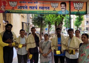 सामाजिक संवेदनेतून लोकनेते गणेश नाईकांचा वाढदिवस उत्साहात साजरा