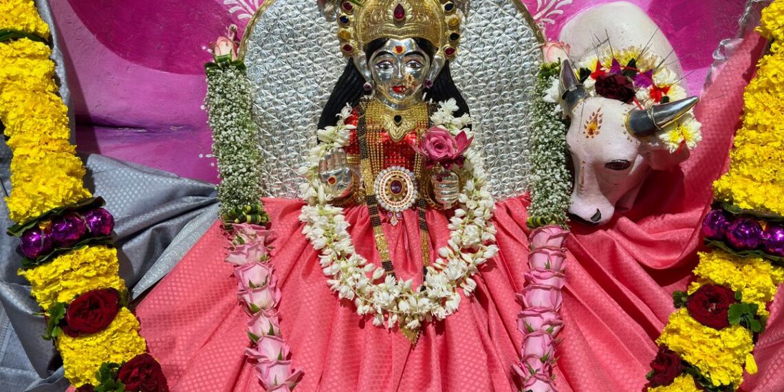 आई गोवर्धनी माता मंदिराचा १६ वा जीर्णोद्धार सोहळा उत्साहात साजरा