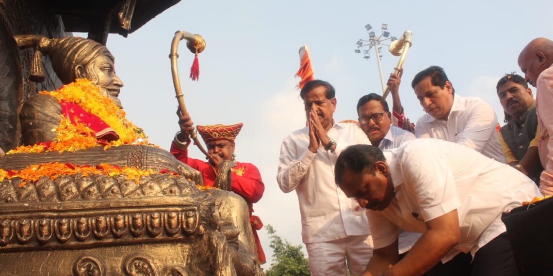 शिव शौर्य यात्रेचे नवी मुंबईमध्ये जोरदार स्वागत