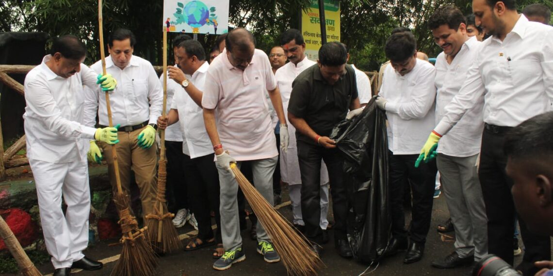 नवी मुंबई देशातील एक नंबरचे स्वच्छ, सुंदर शहर बनेल-  आ. गणेश नाईक