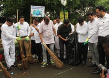 नवी मुंबई देशातील एक नंबरचे स्वच्छ, सुंदर शहर बनेल-  आ. गणेश नाईक