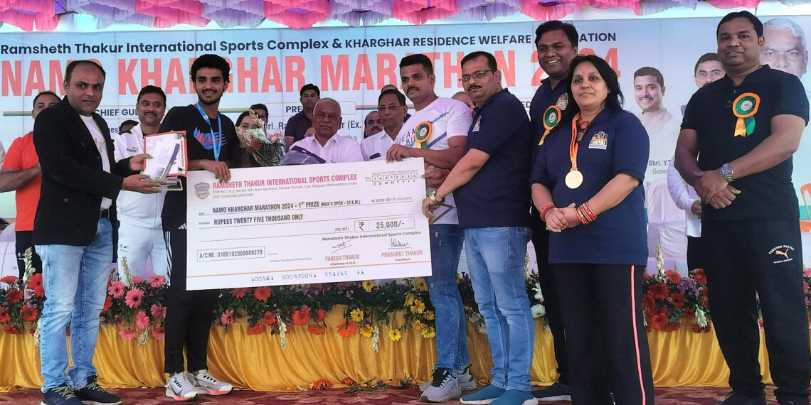 ‘नमो खारघर मॅरेथॉन २०२४’ ला उदंड प्रतिसाद;  तब्बल १९  हजार ६०१ स्पर्धक धावले 