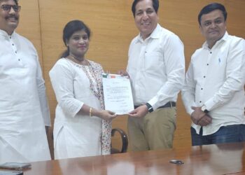 भारतीय कामगार आघाडीच्या नवी मुंबई जिल्हा सरचिटणिसपदी सुहासिनी नायडू