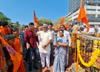 कॉंग्रेस कार्यालयात शिवजयंती उत्साहात साजरी