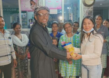 महाराष्ट्रदिनी एमआयएमकडून उलव्यातील आरोग्यदूतांचा सत्कार