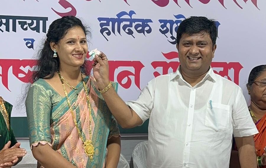 सानपाड्यात सौ. शारदाताई आमले यांचा अभिष्टचिंतन सोहळा उत्साहात