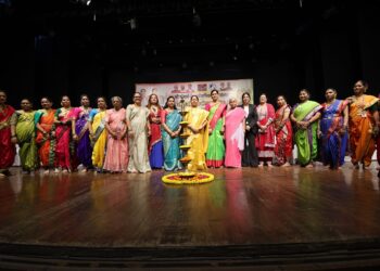 श्री गोवर्धनी सार्वजनिक सेवा संस्थेचा पुढाकाराने मंगळागौरीच्या खेळांनी विष्णुदास भावे बहरले