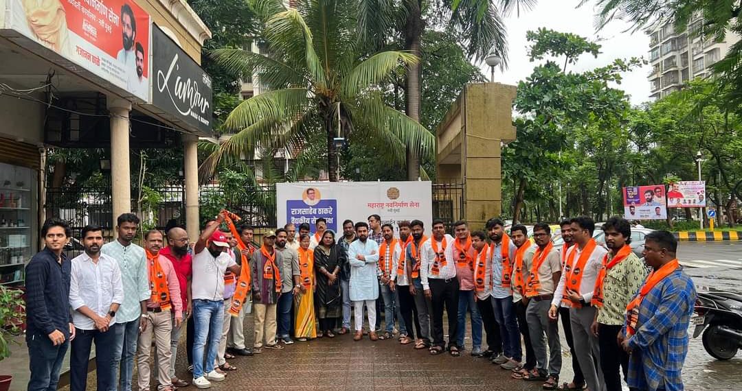 बेलापुर, दिवाळे, आग्रोळी गावातील युवकांची मनसेत जोरदार ‘इनकमिंग’