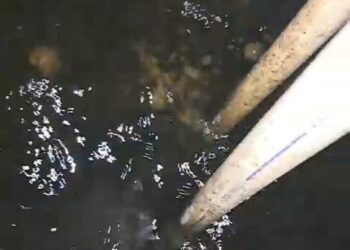 घणसोली डेपोत बस धुण्यासाठी मल: मिश्रीत सांडपाणी