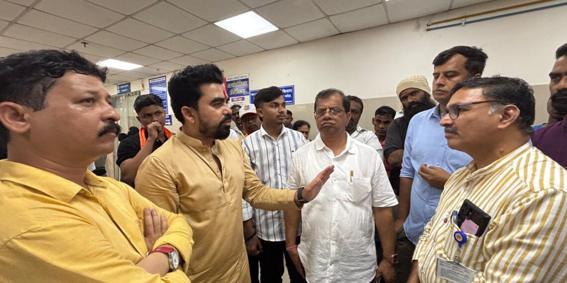 नेरूळमधील महापालिकेच्या माँसाहेब मीनाताई ठाकरे रुग्णालयात आरोग्य व्यवस्थेची दुरवस्था