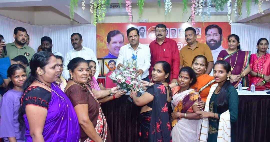 सर्वपक्षीय शेकडो  कार्यकर्त्यांचा उपनेते विजय नाहटा यांच्या प्रमुख उपस्थितीत शिवसेनेत जाहीर  प्रवेश