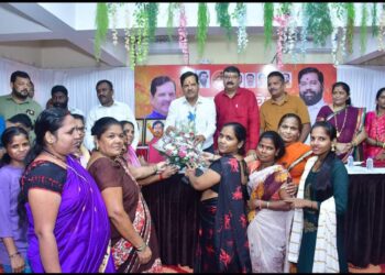 सर्वपक्षीय शेकडो  कार्यकर्त्यांचा उपनेते विजय नाहटा यांच्या प्रमुख उपस्थितीत शिवसेनेत जाहीर  प्रवेश