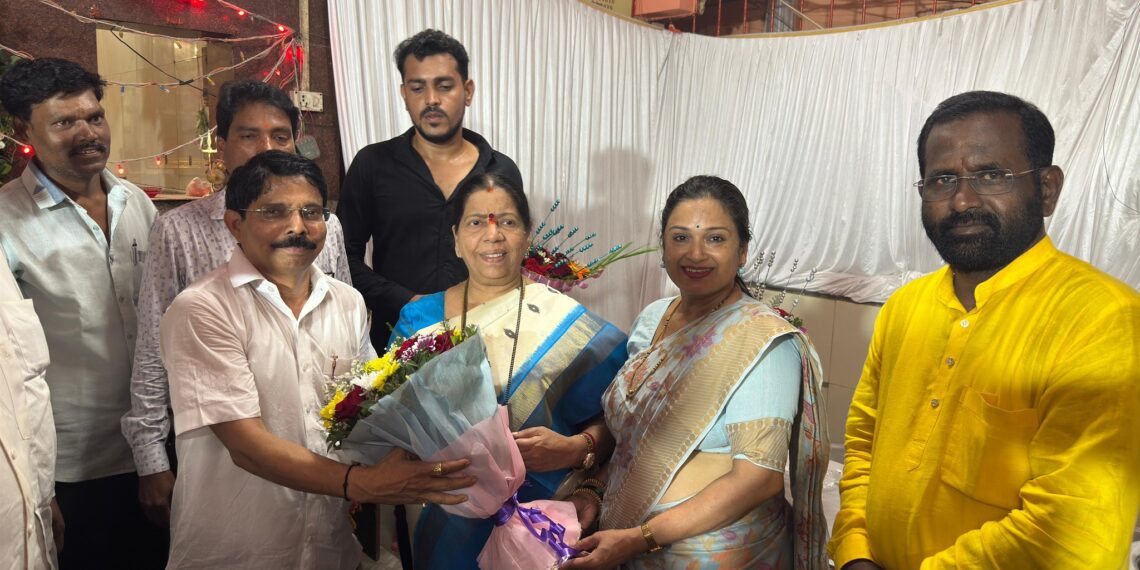 आमदार मंदा म्हात्रे यांच्या माध्यमातून हनुमान मंदिरामध्ये महाप्रसाद