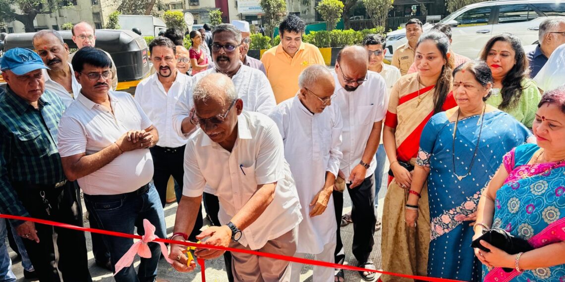 आमदार निधीतील ‘बस स्टॉप’चा लोकार्पण सोहळा उत्साहात