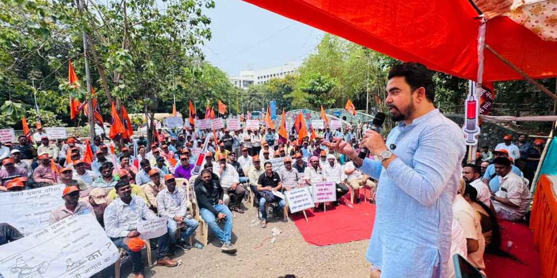 शेकडो सिडको सोडतधारकांना घेऊन मनसेचा सिडकोवर ‘इंजेक्शन मोर्चा’