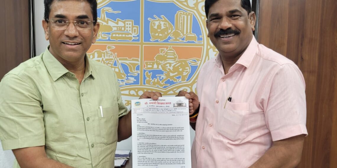 महापालिका प्रभाग ९६ मध्ये  पावसाळीपूर्व कामांबाबत भाजपा आग्रही