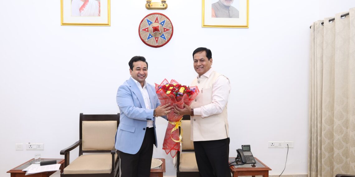 महाराष्ट्राचे सागरी क्षेत्र सक्षमीकरणासाठीमंत्री नितेश राणे यांची केंद्रीय मंत्र्यांशी चर्चा