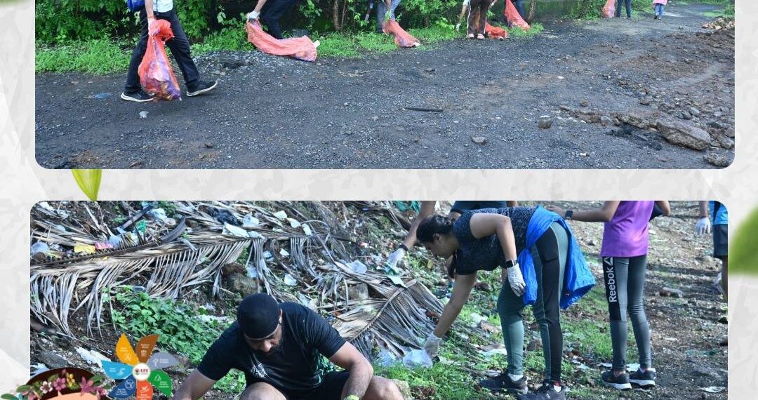 जागतिक पर्यावरण सप्ताहानिमित्त पारसिक हिल येथे विशेष स्वच्छता मोहीम