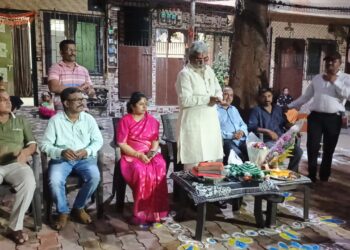 कॉंग्रेसच्या वतीने नेरूळच्या आम्रपाली सोसायटीमध्ये सुशोभीकरण