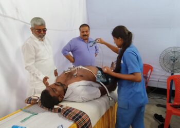 घनकचरा विभागातील कचरा वाहतुक कर्मचाऱ्यांसाठीचे आरोग्य शिबिर उत्साहात