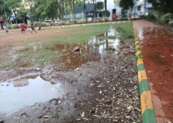 नेरूळच्या तानाजी मालुसरे क्रिडांगणातील जलवाहिनीची गळती थांबवा : संदीप खांडगेपाटील