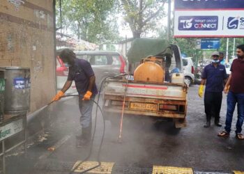 ‘सफाई अपनाओ – बिमारी भगाओ’ अभियानामध्ये रेड स्पॉट स्वच्छता मोहीम