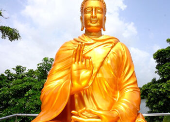 ज्वेल ऑफ नवी मुंबई येथे भगवान गौतम बुध्द यांच्या ध्यानमग्न पुतळ्याचे अनावरण