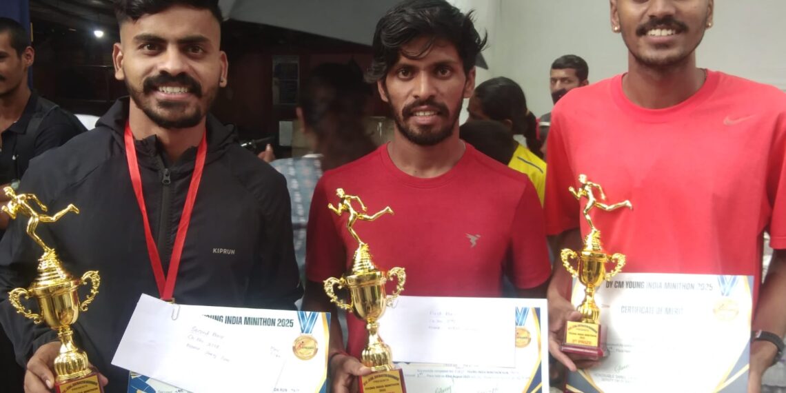 यंग इंडिया मिनिथॉन स्पर्धेत निलेश, ख़ुशी अव्वलस्थानी