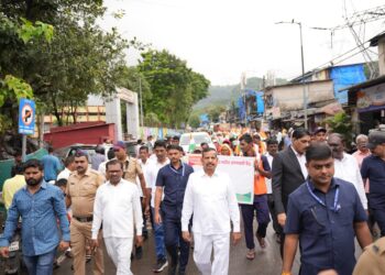 ‘घरोघरी तिरंगा’ मोहीमेंतर्गत रबाळे, बेलापूर येथे तिरंगा रॅलीचे आयोजन