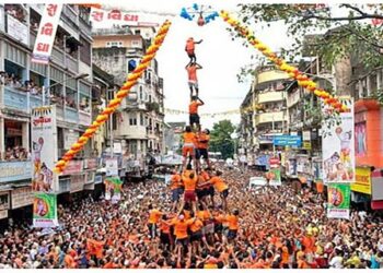 सानपाडा येथे शनिवारी भाजपच्या दहीहंडीचा जल्लोष