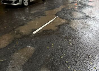 सानपाडामधील रस्त्यावरील खड्डे बुजविण्यासाठी भाजपचे पालिकेला स्मरण